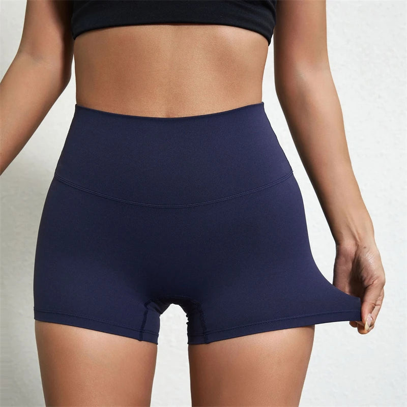 High Waist Yoga Shorts Gym Sports Shorts Women Plus Size Tight Short Leggings Stretchy Comfortable Running Cycling Sportswear - Matrix Studios