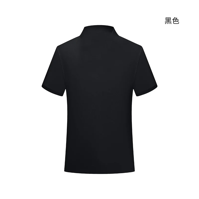 Summer 230g 100% Cotton Polo Shirt Print Logo Customized Embroidery Company Group Name Men Women Short Sleeved Breathable Top - Matrix-studios.com