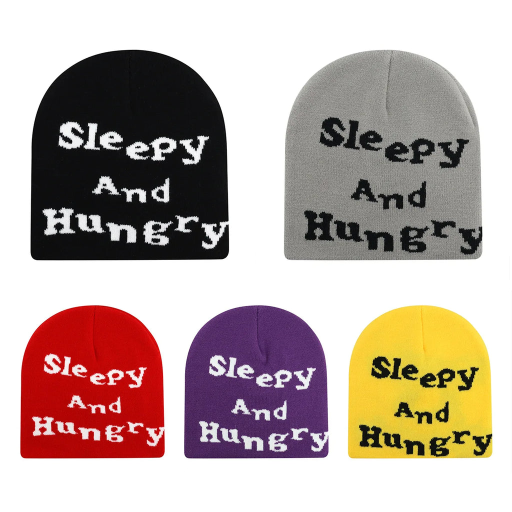 New Autumu Winter Keep Warm Knit Hat Women Men Skiing Beanies Outdoor Cold Hat Cycling Skullcap Fashion Letter Y2K Hiphop Beanie