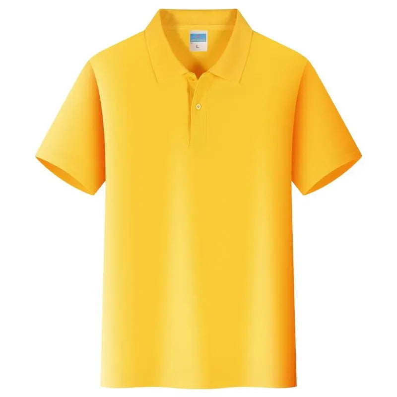 Sports Streetwear Fashion Colorful Solid Color Lapel Polo Shirt For Men Women  Casual 2024 Summer Short Sleeves Top Tees Tshirt - Matrix-studios.com