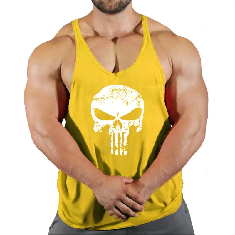 Men's Clothing Gym Vest Vests Bodybuilding Man Top for Fitness Stringer Sleeveless Sweatshirt T-shirts Suspenders Man Clothes - Matrix Studios