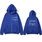 New Men Women DIY Zipper cardigan hoodie 2025 New Fashion Your Own Design Brand Logo/Picture Personalized Custom Anywhere - Matrix Studios
