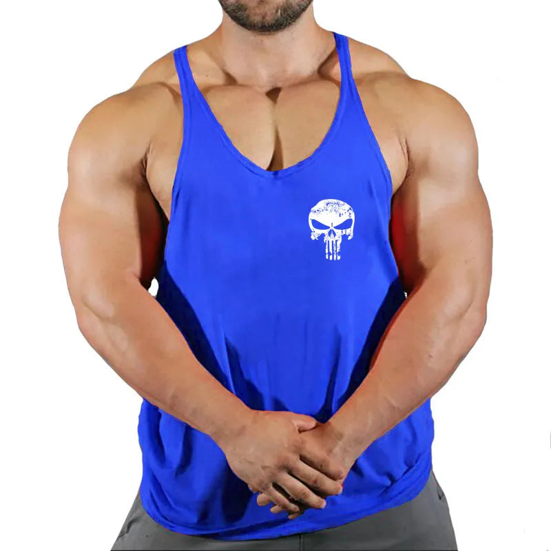 Men's Clothing Gym Vest Vests Bodybuilding Man Top for Fitness Stringer Sleeveless Sweatshirt T-shirts Suspenders Man Clothes - Matrix Studios