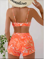 Sexy Bikini 2026 Women 3 Pieces Swimwear Female High Waist Swimsuit Orange Bathers Swimming Bathing Swim Suit Summer Beachwear - Matrix-studios.com