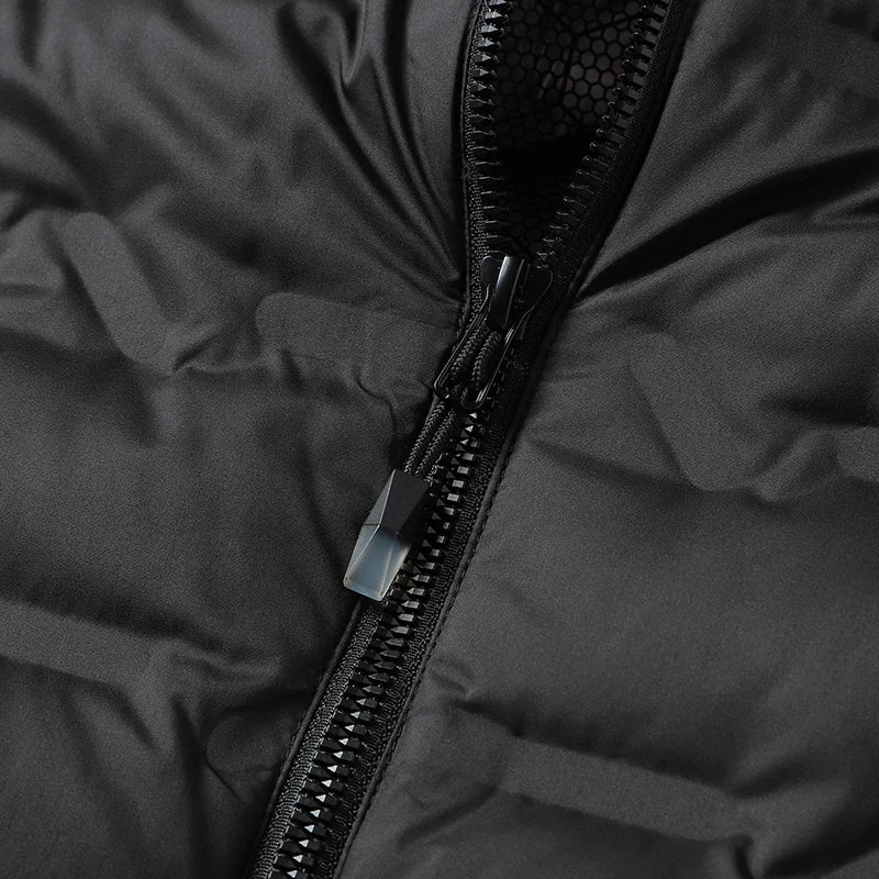 JNLN Men's Winter Down Jacket Duck Down Lightweight Padded Jackets Hiking Camping Climbing Trekking Graphene Lining Warm Coat - Matrix Studios