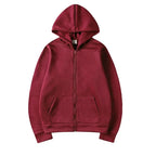 2025 Women Fleece Zip Up Hoodies Running Sports Sweatshirts Fashion Female Classic Casual Zipper Jackets Y2k Hip Hop Streetwear