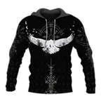 2024 New Hoodie 3d Viking Harajuku Print Pullover Men's Hooded Sweatshirt Oversized Vintage Male Clothing Fall Long Sleeve - Matrix Studios