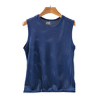 Men's Ice Silk Mesh Tank Tops Gym Stringer Transparent Bodybuilding Sleeveless Shirt Fitness Vest Male mesh Muscle Singlets Tops - Matrix Studios
