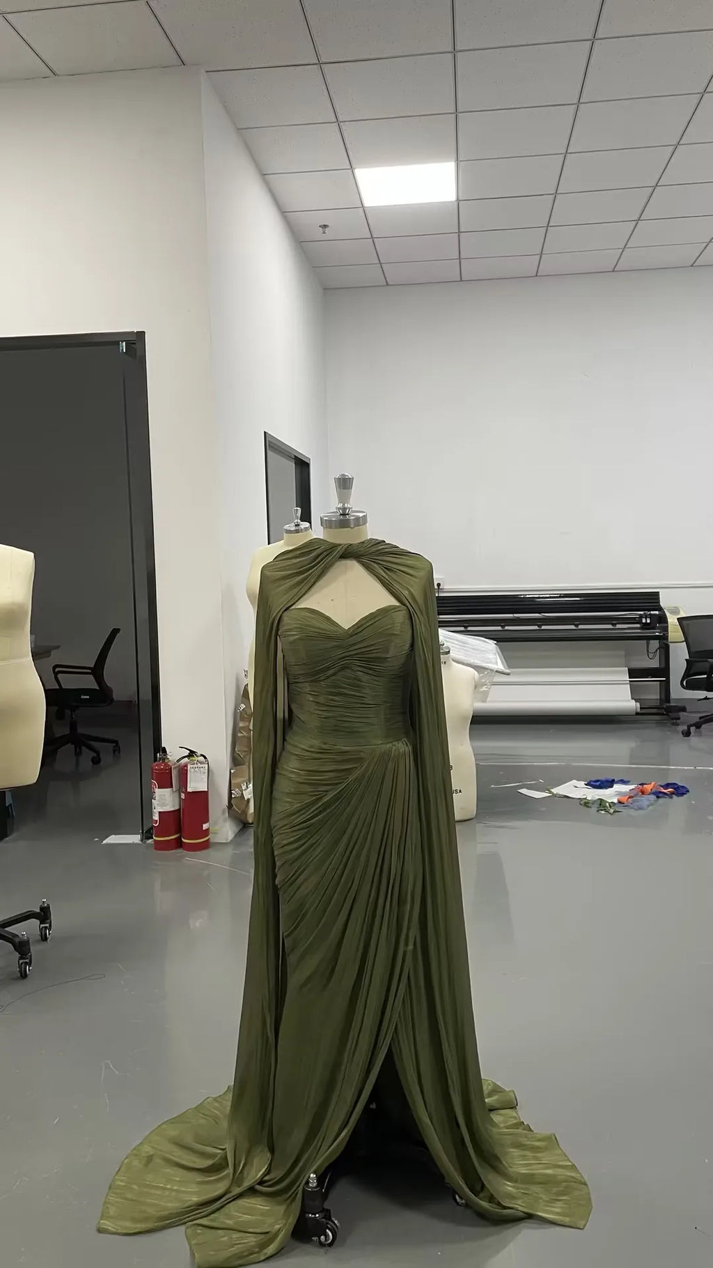 Eightale 2025 Brown Mermaid Maxi Evening Dress With Cape For Wedding Party Formal Prom Dress Dubai Party Gown Customized - Matrix Studios