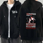 Men Fashion Hoodies Jacket Coats My Chemical Romance Mcr Dead Zipper Hoodie Top Loose Black Parade Punk Emo Zip Up Sweatshirt - Matrix Studios