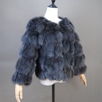 2026 New Style Real Fur Coat 100% Natural Fur Jacket Female Winter Warm Leather Fox Fur Coat High Quality Fur Vest - Matrix Studios