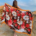 23 Styles 90x180cm Travel Beach Pareo Sunscreen Cover-Ups Women Large Dress Bikini Bathing Brazilian Swimwear Sarong Wrap Scarf - Matrix Studios