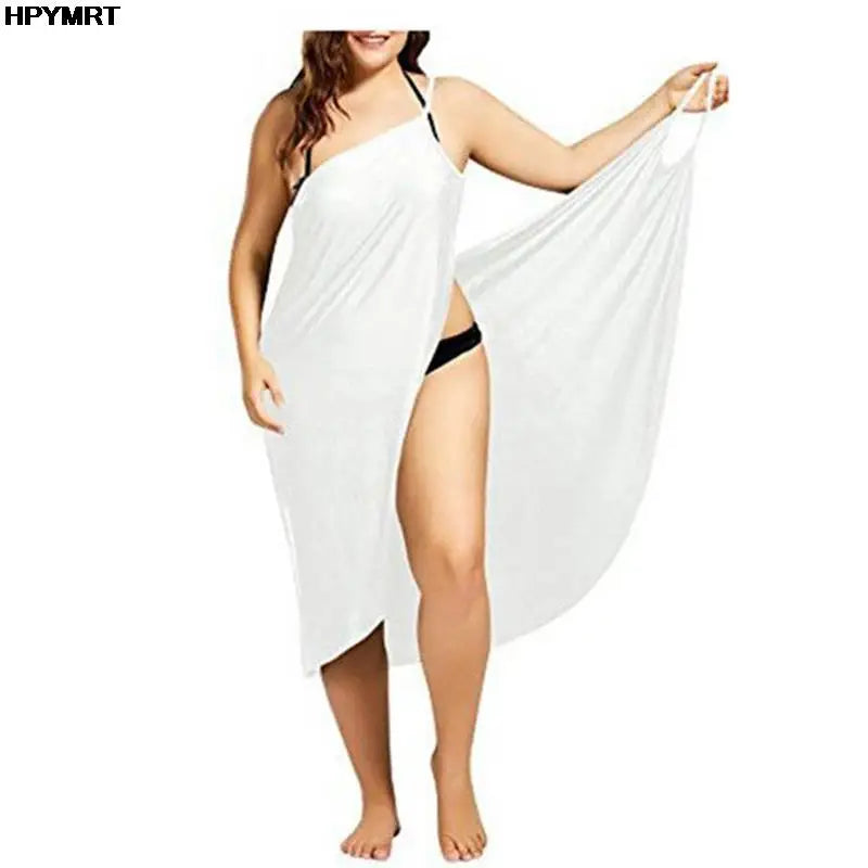 2022 5XL Summer Ladies Halter Dress Solid Color Sexy Suspenders Cross Sleeveless Ladies Clothes Beach Skirt Female Clothing Tops - Matrix-studios.com