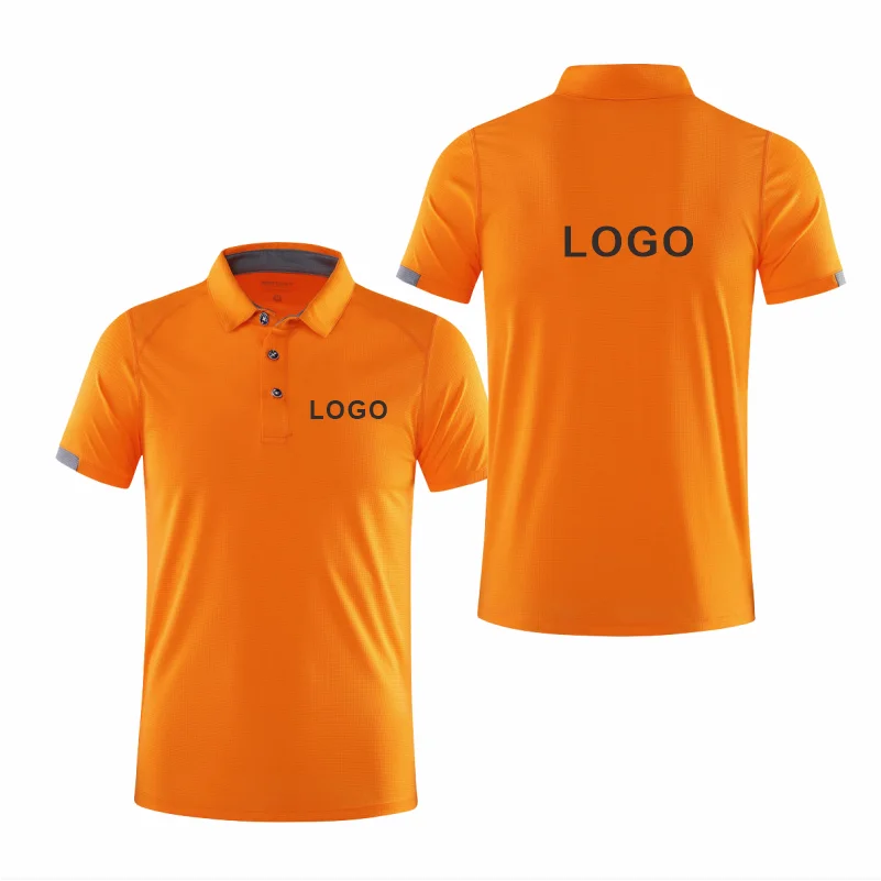 Summer Quick-Drying Polo T Shirt For Men Custom Logo Embroidery Printing Men And Women Golf shirts Personalized Design 2023 New - Matrix-studios.com