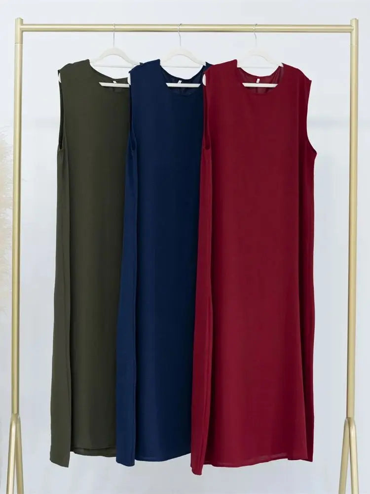 Ramadan Black White Dubai Prayer Clothes Women Turkey Islam Muslim Modest Jersey Under Abaya Dress Kebaya Robe Femme Musulmane - Matrix-studios.com