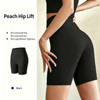 High-Waist Women Yoga Shorts Breathable Quick-drying Fitness Shorts Butt Lift Sports Running Cycling Push-Up Workout Gym Shorts - Matrix Studios