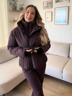 Women's Chic White Hooded Ski Jumpsuit with Waist Belt Warm Snowproof One-Piece Snow Wear Winter Sports Fashion Lady Snowsuit - Matrix Studios