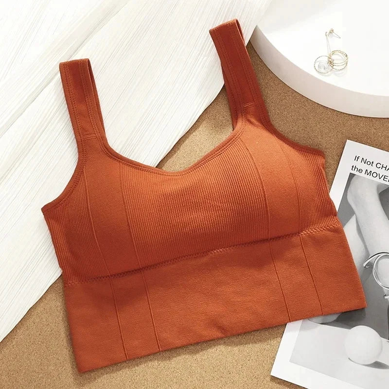 Breathable Sports Bra Anti-Sweat Fitness Top Women Seamless Yoga Bra Shockproof Crop Top Push Up Sport Bra Gym Workout Top - Matrix Studios
