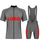 Men Women Outdoor Customize Short Sleeve Bike Cycling Jersey Sets Printon Breathable Mountain Bicycle Clothing Top Uniform Suits - Matrix-studios.com