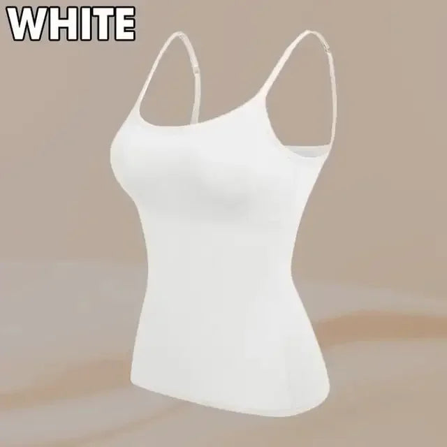 Cami Bra – Women's Camisole With Built In Padded Bra Vest Dropshipping As Seen on Tiktok Pink Top For Women Pajamas Home Wear - Matrix-studios.com