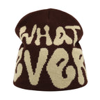 Y2K Letter Butter Knit Hats Skullies Beanies Autumn Winter Warm Hat Men Women Hip Hop Quality Skiing Cap Cycling Windproof New