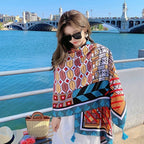 28 Styles 90x180cm Travel Beach Sunscreen Scarve Bikini Large Shawl Sarong Wrap Scarf Women Brazilian Swimsuit Bathing Cover-ups - Matrix Studios