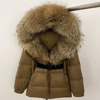 OFTBUY Winter Clothing Puffer Jacket Women Real Fox Fur Hooded Thick Warm 90% White Duck Down Coat Female Parkas Waterproof - Matrix Studios