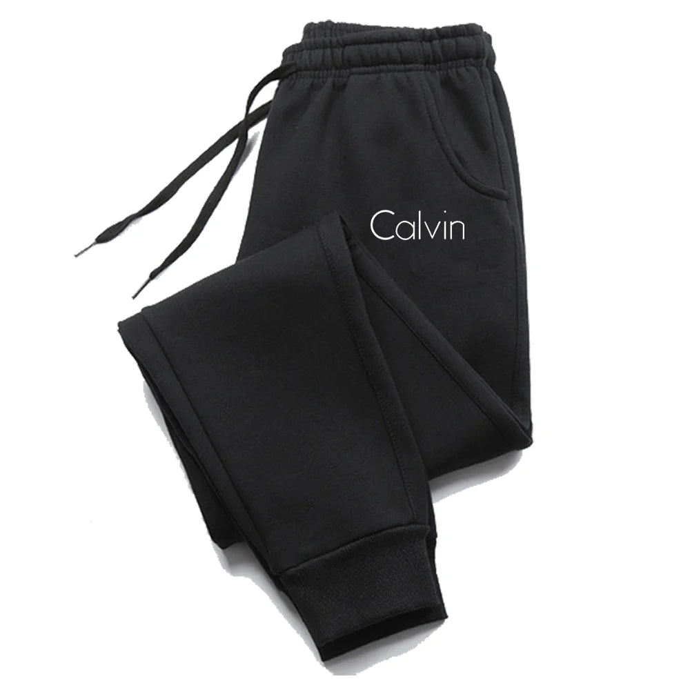 Casual Printed Sports Running Trousers Men Women Autumn Drawstring Long Pants Fitness Solid Sweatpants Unisex Gym Wear - Matrix-studios.com