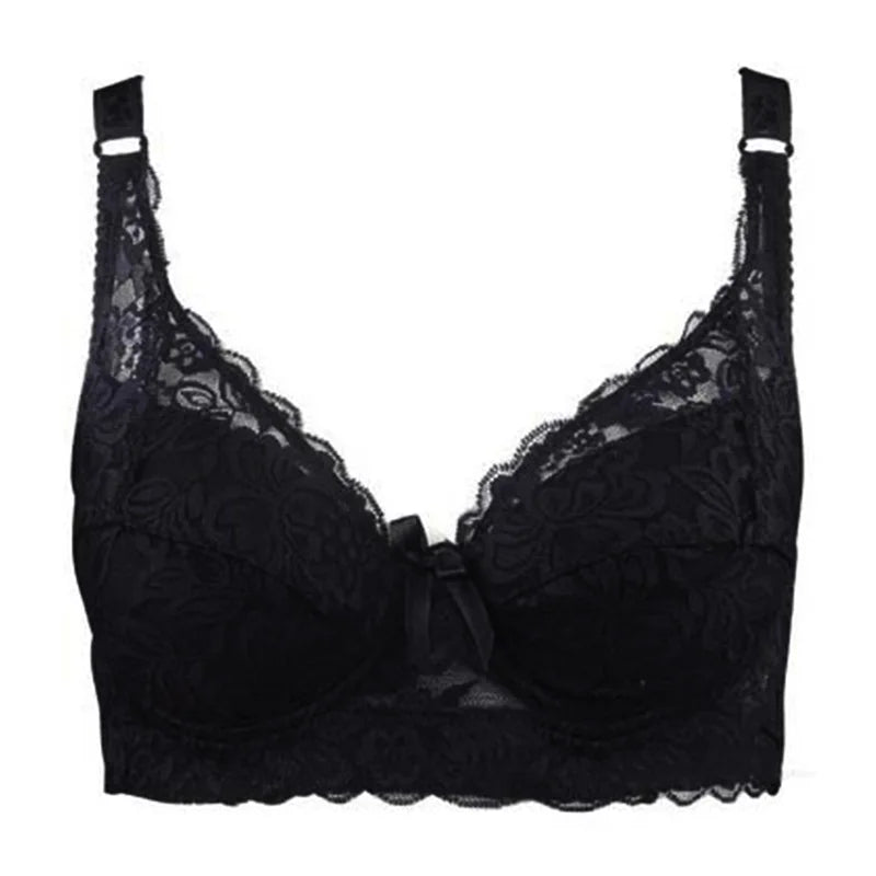 75-105BCD Women's Lace Underwire Push Up Bra  For Women Plus Size Lace Bras Thin Sexy Underwear Bras Bralette Lingerie Intimates - Matrix Studios