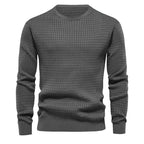 New Men's Crew Neck Sweatshirts Solid Color Large Sweatwear Spring Outdoor Jogging Tops - Matrix Studios