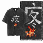 YG BODY BUILDING Printed Cotton Acid Washed Graphic Unisex T Shirt Cool CROSSFIT Streetwear Men Tshirts Big Size Tee for Men - Matrix Studios