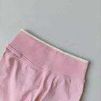 Women's Seamless Gym Solid Color Sports Pants White Edge Waist Tight High Waist Hip Lifting Yoga Pants Running Exercise Pants - Matrix-studios.com
