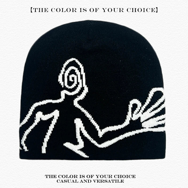 Warm Personal Fashion Street Beanies Outdoor Versatile Skateboard Sports ins New Men Women Niche Jacquard Hikers Knitted Hats