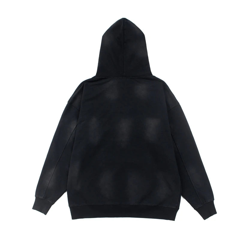 America Trend Satoshi Nakamoto Hoodies Hip-hop Street Men Classic Letter Print Multicolored Beading Beads Hooded Sweatshirt - Matrix-studios.com