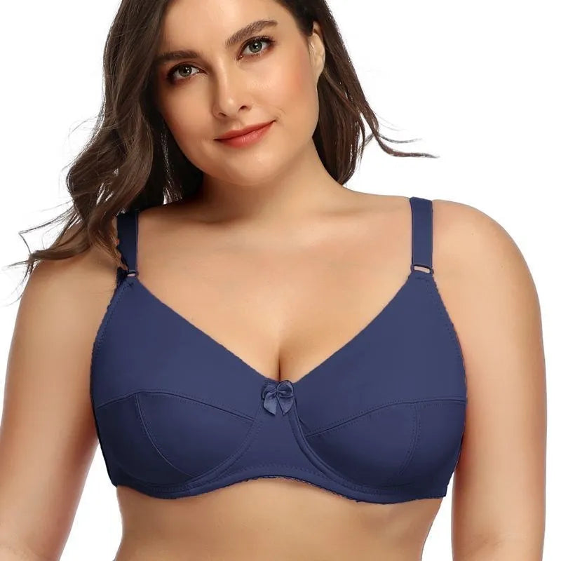 Beauwear Women Underwire Plus Size Bras Full Coverage Non Padded Brassiere Minimizer Underwear 36-52 D E F Color Black Nude BH - Matrix Studios