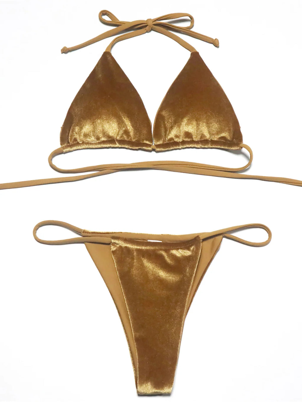 12 Colors Halter High Leg Cut Padded Bikini Women Swimwear Female Swimsuit Two-Pieces Bikini Set Bather Bathing Suit Swim K5974 - Matrix-studios.com
