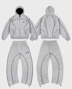 Street Retro Men's Casual Sportswear with Trendy Silhouettes Unique Hip-Hop Style Patterned Oversized Sweatshirts Casual Hoodies