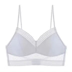 U-Shaped Backless Beautiful and sexy Bra Plus Size Lace Bra, Women's Invisible No Steel Ring Fashion Triangle Cup Bra - Matrix Studios