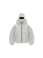 2025 Autumn Men Balaclava Y2K Gothic Harajuku Winter New Item Double Hooded Sweatshirt Men's Hooded Mask Zipper Sportswear Women - Matrix Studios