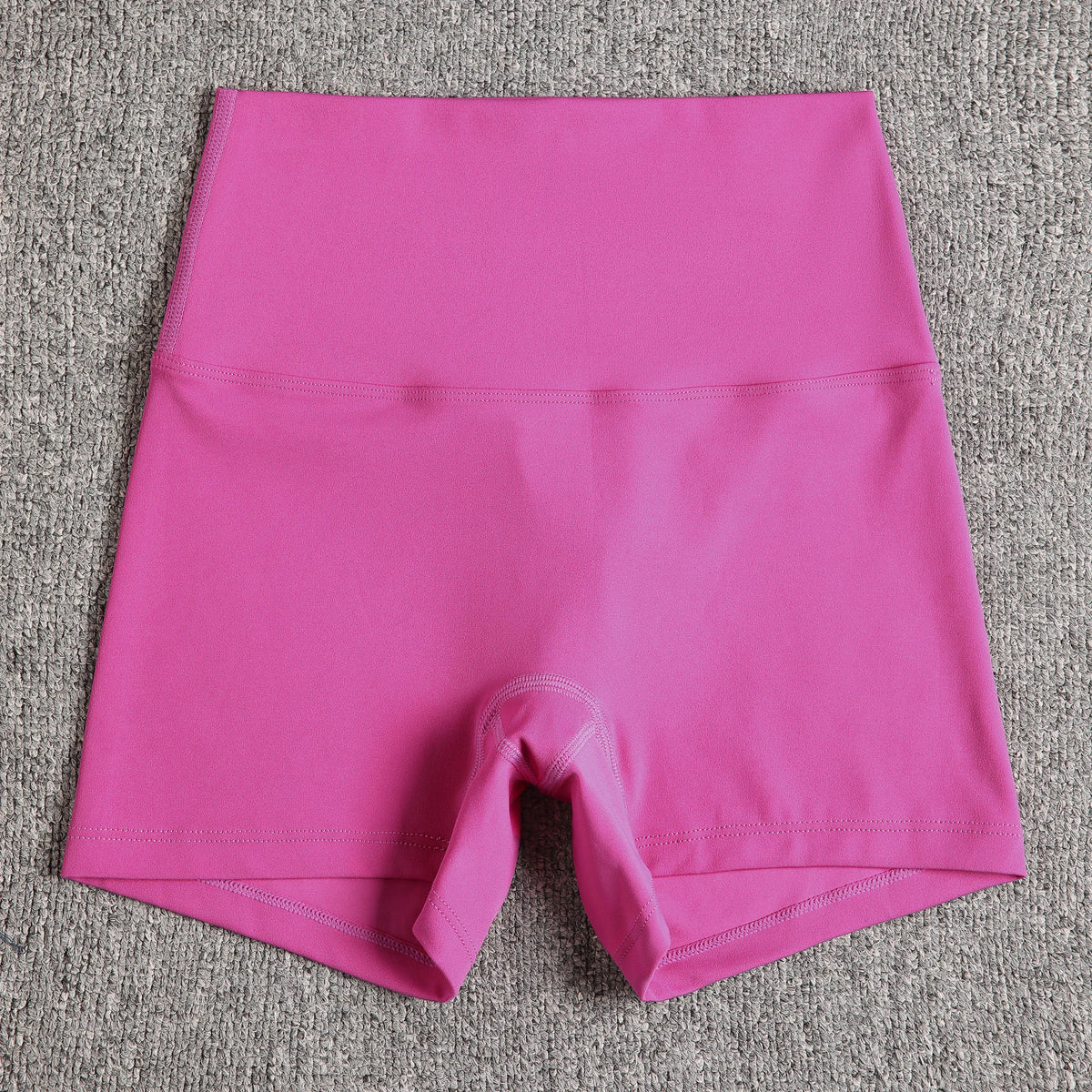 Solid Color Women Fitness Sport Short High Waist Yoga Short Legging Bike Soft Squatting Proof Comprehensive Training Jog Athleti - Matrix Studios