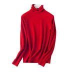 Autumn Winter Sweater Turtleneck Slim Fit Basic Pullovers 2025 Fashion Korean Knit Tops Bottoming Womens Sweater Stretch Jumpers - Matrix Studios