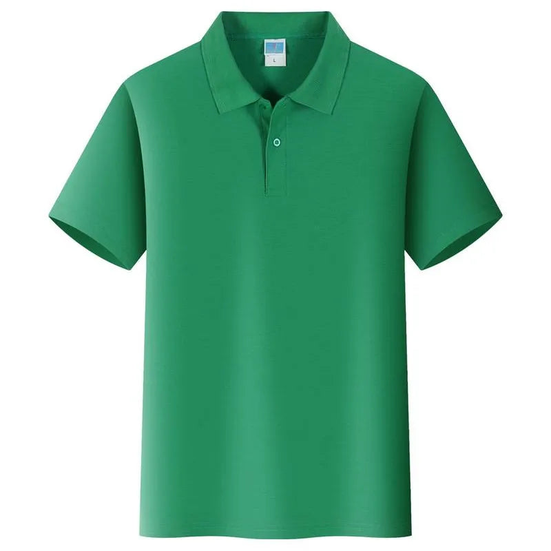 Sports Streetwear Fashion Colorful Solid Color Lapel Polo Shirt For Men Women  Casual 2024 Summer Short Sleeves Top Tees Tshirt - Matrix-studios.com