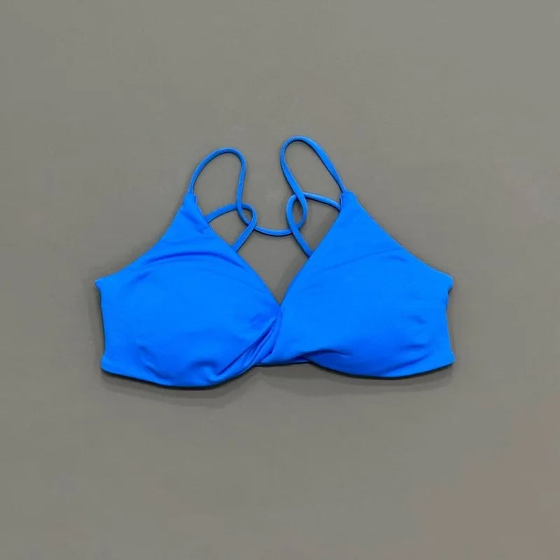 HISTELLO Vision Sports Bra Women Yoga Underwear Gym Running Exercise Backless Bra High Support Active Wear Fitness Workout Top - Matrix Studios