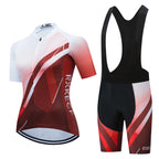 RXKECF Pro 2023 Woman Short Sleeve Cycling Jersey Set Sports Outfit Bike Clothing Kit Mtb Maillot Cyclist Bicycle Clothes - Matrix-studios.com