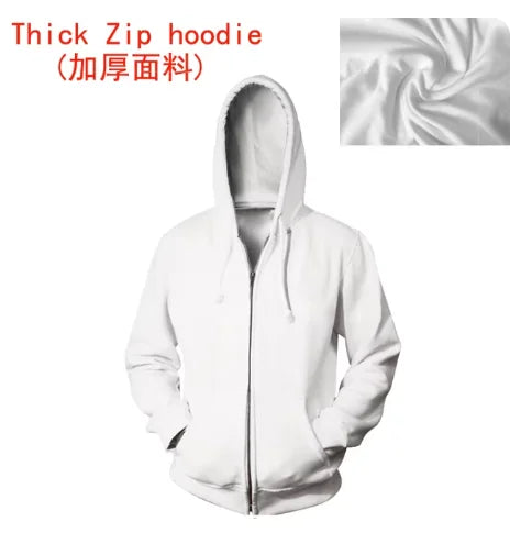 DIY Custom Full printing 3D Hoodies Create Design Photo/You Want Pattern Personalized Customized Zipper Sweatshirts oversize - Matrix Studios