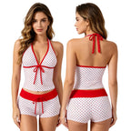 Women'S Swimsuit 2 Piece Polka Dot Tankini Swimsuit For Women Cute Bikini Top With Boyshorts Triangle Bathing Suit For Women - Matrix-studios.com