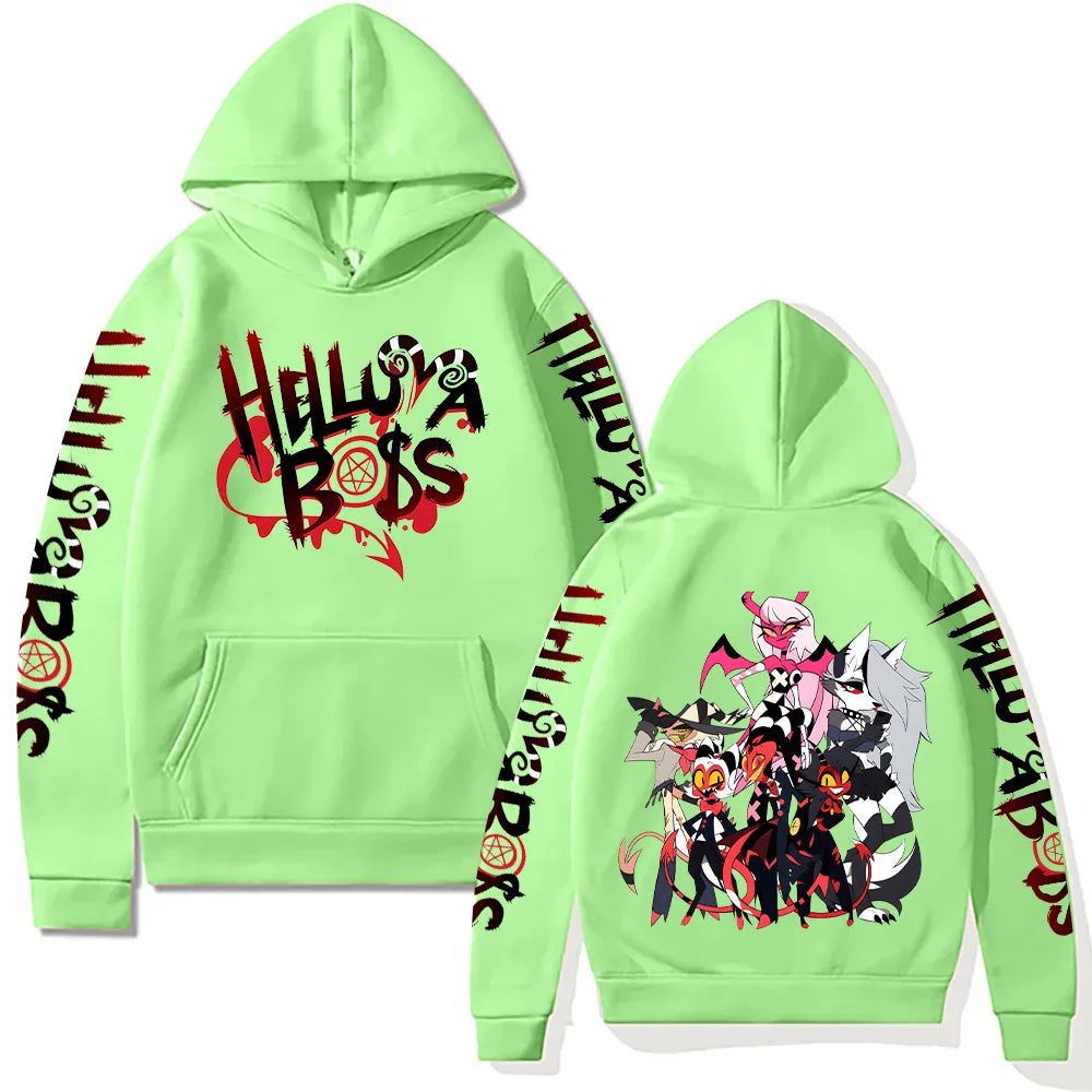 Helluva Boss Hoodies New Trends Y2k Aesthetic Anime Sweatshirt Unisex Loose Hip Hop Streetwear Vintage Harajuku Pullovers Casual