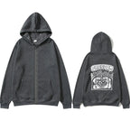 Simon Henriksson Zipper Hoodie "Scream of Fear" Simon's Role Playing Sweatshirt Autumn/Winter Gamer Gift Fashion Aesthetic - Matrix Studios