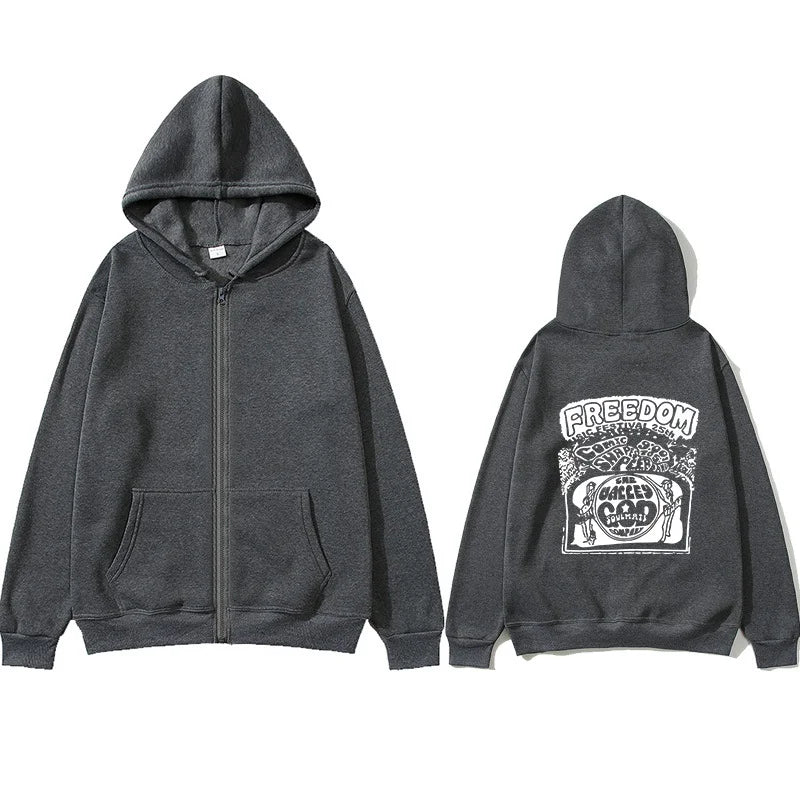 Simon Henriksson Zipper Hoodie "Scream of Fear" Simon's Role Playing Sweatshirt Autumn/Winter Gamer Gift Fashion Aesthetic - Matrix Studios