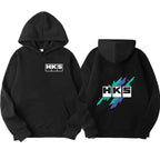 Japan JDM Modified Car HKS ENDLESS Hoodie Women Men Printed Hoodie Loose Casual Hoody Sweatshirt Unisex Long Sleeve Pullover - Matrix Studios